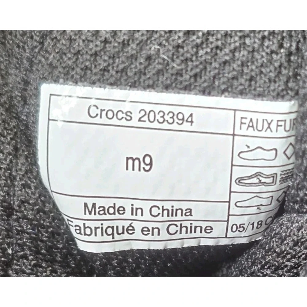 Crocs AllCast II Waterproof Dark Brown Mid Calf Lace‎ Up Snow Boots Men's Size 9